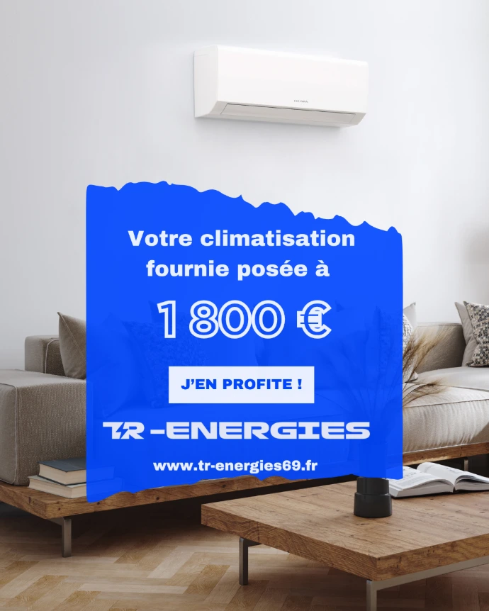 Installation clim reversible