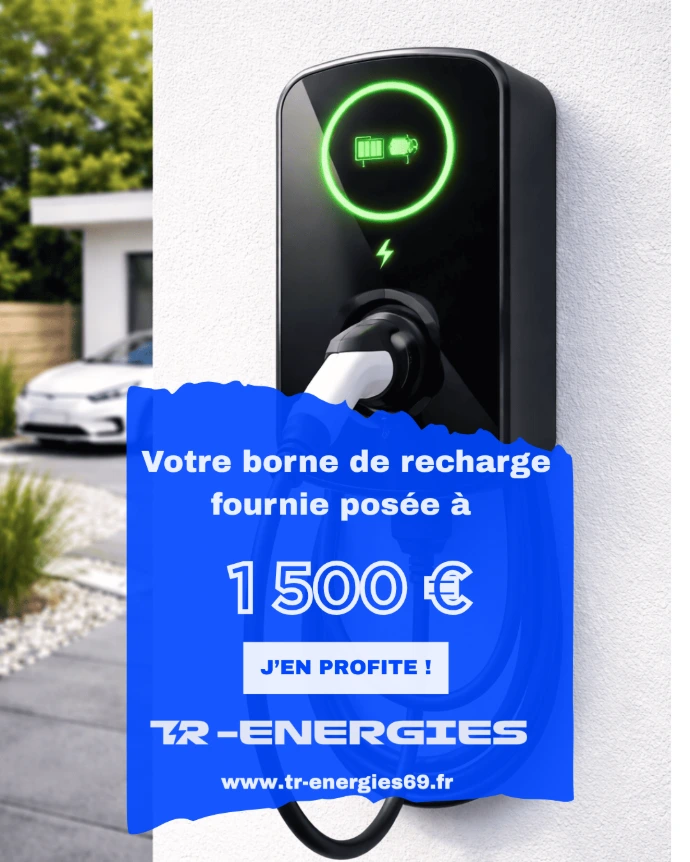 Installation borne de recharge