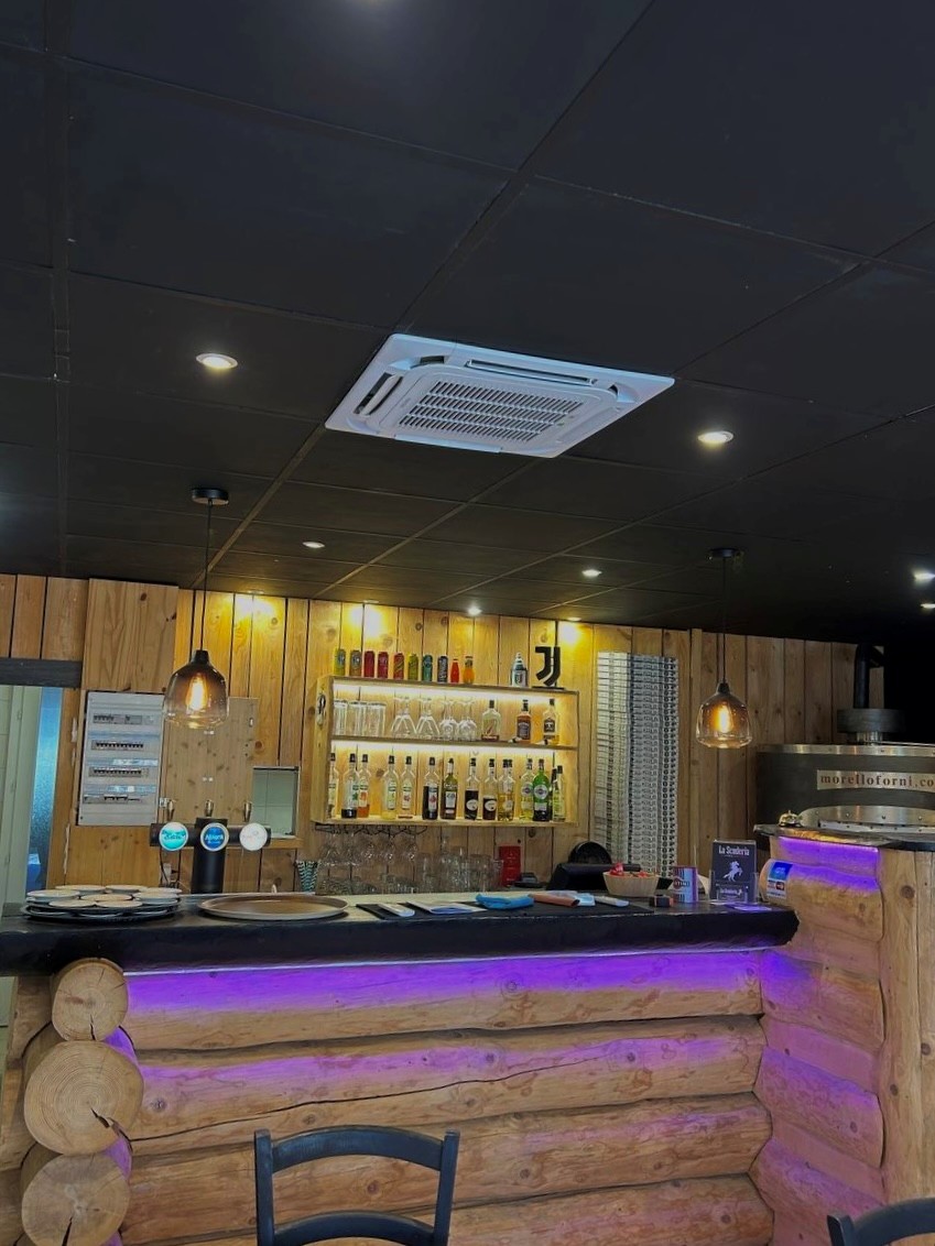 Installation de climatisation restaurant